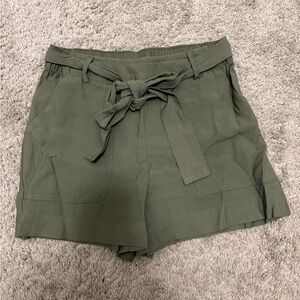 A New Day High Waist Green Women's Shorts